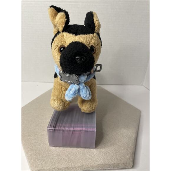 Battat Our Generation German Shepard Puppy Dog Plush Poseable 6.5” Toy - Picture 1 of 7